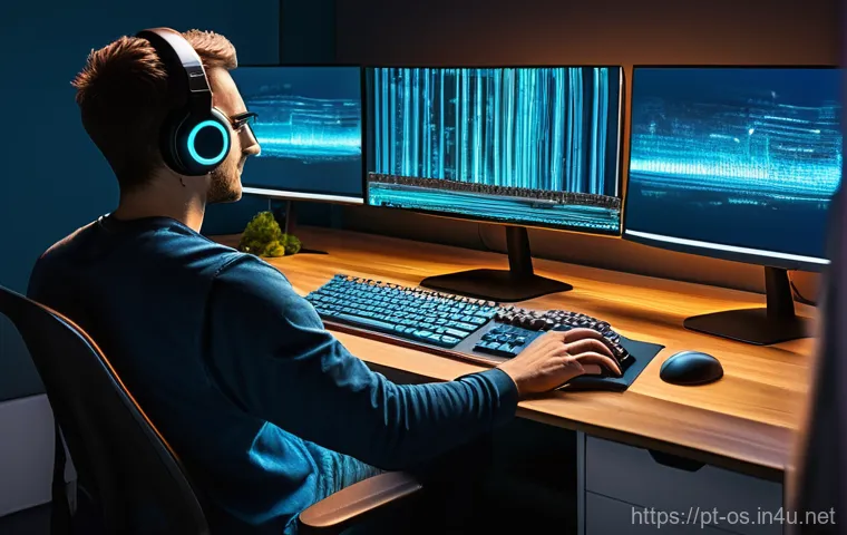 운영체제의 RAM 관리 방식 비교 - Prompt 1: The Windows Multitasking Maestro's Desk**