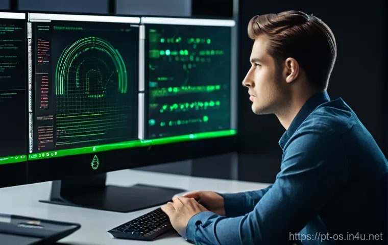 리눅스에서 방화벽 설정 가이드 - **Prompt:** An intricate "digital fortress" made of translucent, glowing blue and green energy walls... 리눅스에서 방화벽 설정 가이드 - **Prompt:** An intricate "digital fortress" made of translucent, glowing blue and green energy walls...