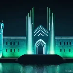 리눅스에서 네트워크 보안 설정 - **Prompt: The Digital Citadel Firewall**
    "A majestic, futuristic digital citadel, bathed in soft...