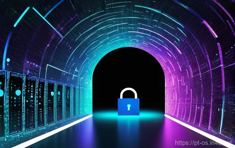 리눅스에서 네트워크 보안 설정 - **Prompt: The Digital Citadel Firewall**
    "A majestic, futuristic digital citadel, bathed in soft...